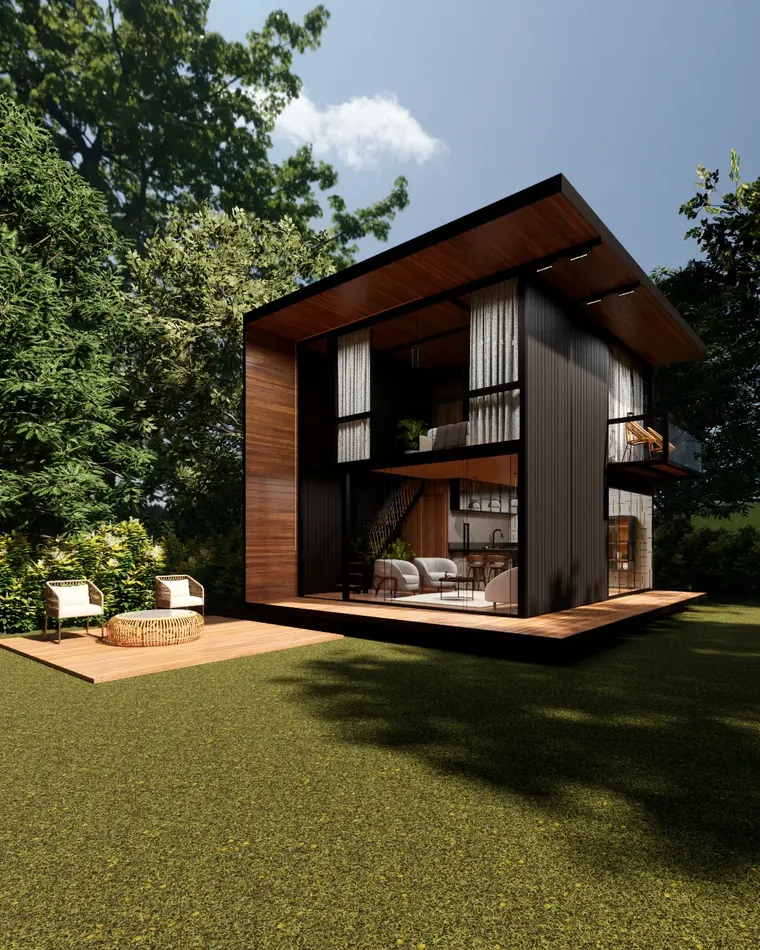 Tiny house Três Picos — 72 m²